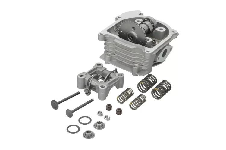 Cylinder z uzbrojoną głowicą do silników GY6 50 4T. 80 cc