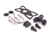 Uchwyt motocyklowy na telefon z ładowarką RAM L-metal USB - BT153