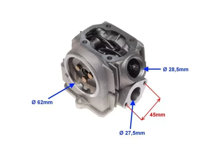 Głowica cylindra Do Motoroweru 147FMB/ 4T/ 80 cm3