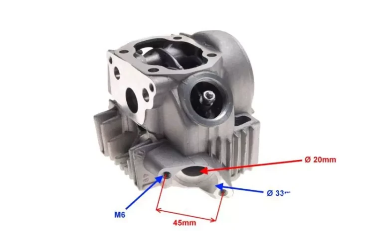 Głowica cylindra Do Motoroweru 147FMB/ 4T/ 80 cm3
