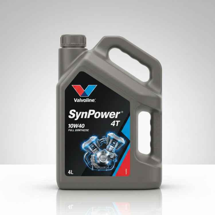Olej Valvoline SynPower 4T 10W40 4L - Syntetyczny do Motocykli | SGV MOTO