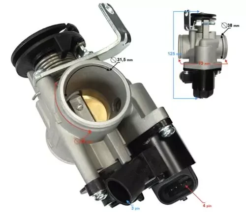 Przepustnica Barton Blade R 125