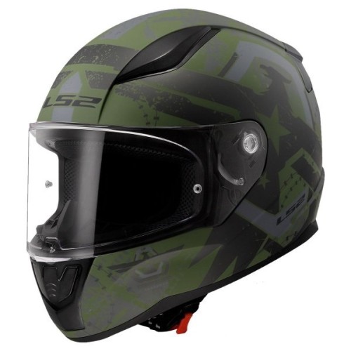LS2 FF353 RAPID II THUNDER BIRDS MATT MILITARY GREEN - 06 M.