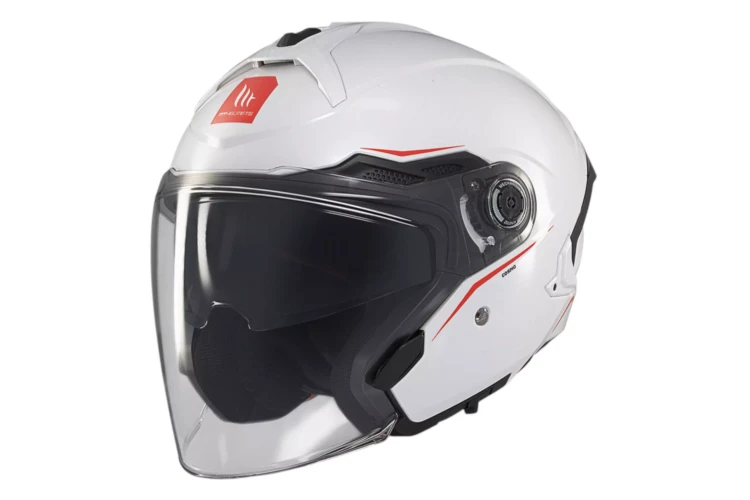 KASK MT HELMETS OF515SV COSMO SV SOLID A0 BIAŁY POŁYSK L