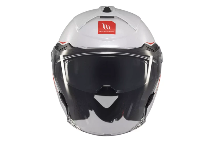 KASK MT HELMETS OF515SV COSMO SV SOLID A0 BIAŁY POŁYSK L