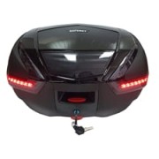 KUFER CENTRALNY HF E68 BLACK 48L ŚWIATŁO STOP LED