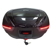 KUFER CENTRALNY HF E68 BLACK 48L ŚWIATŁO STOP LED
