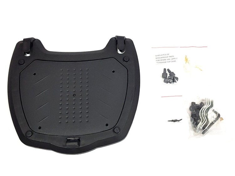 KUFER CENTRALNY HF E68 BLACK 48L ŚWIATŁO STOP LED