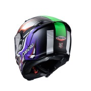 CABERG KASK INTEGRALNY AVALON X GURKHA KOLOR CZARNY MAT/POMARAŃCZOWY/FIOLETOWY ROZMIAR XL