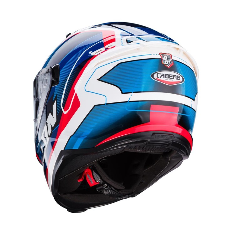 CABERG KASK INTEGRALNY AVALON X OPTIC KOLOR BIAŁY/NIEBIESKI/CZERWONY ROZMIAR L