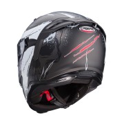 CABERG KASK INTEGRALNY AVALON X PUNK KOLOR SZARY MAT/BIAŁY/CZERWONY ROZMIAR L